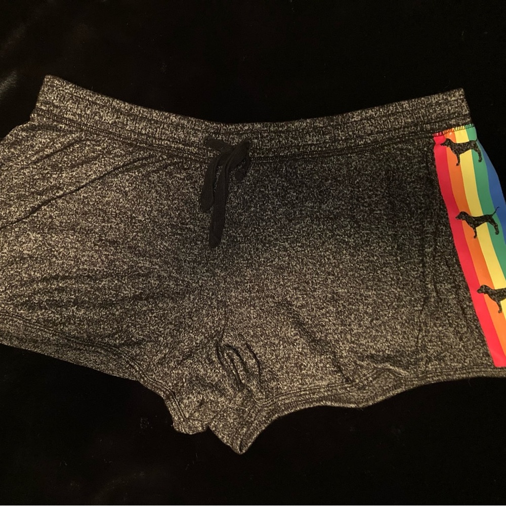 Rainbow 🌈 Shorts PINK Victoria’s Secret